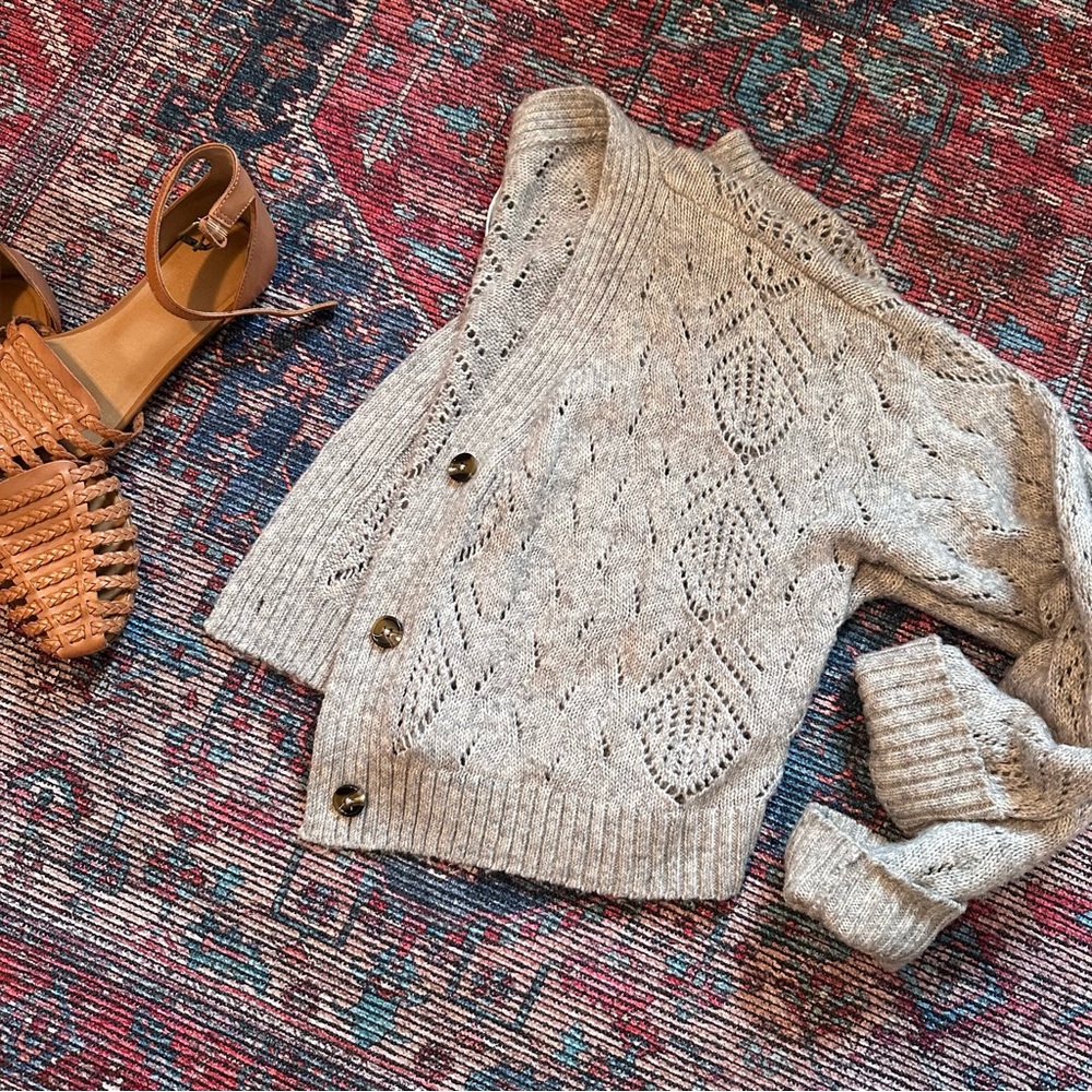 Cozy Knit Button-Up Sweater